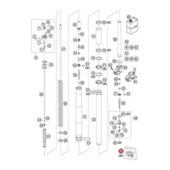 Kit reparatie furca fata 48mm (4860 MXMA)