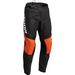 Pantaloni offroad Thor Sector negru - portocaliu