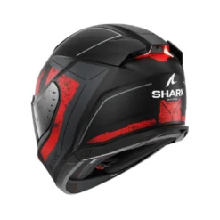Casca Shark Skwal i3 Rhad SP Negru Mat / Crom / Rosu - mtmoto