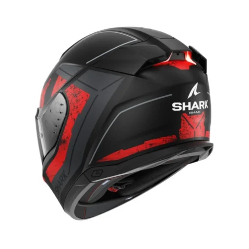 Casca Shark Skwal i3 Rhad SP Negru Mat / Crom / Rosu - mtmoto