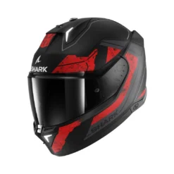Casca Shark Skwal i3 Rhad SP Negru Mat / Crom / Rosu - mtmoto