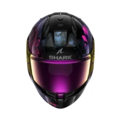 Casca Shark D-Skwal 3 Mayfer Negru/Albastru/Roz/Lucios