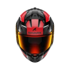 Casca Shark Ridill 2 Bersek Neagru/Alb/Rosu/Lucios