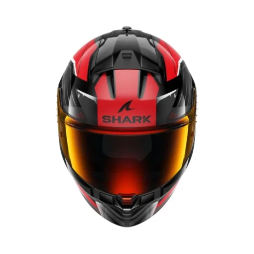 Casca Shark Ridill 2 Bersek Neagru/Alb/Rosu/Lucios - mtmoto