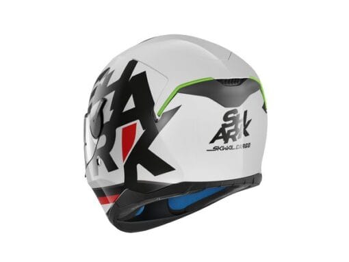 Casca SKWAL CARGO culoare negru/alb - mtmoto