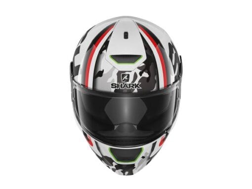 Casca SKWAL CARGO culoare negru/alb - mtmoto