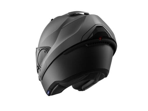 Casca rabatabila EVO ES BLANK MAT culoare negru/mat - mtmoto