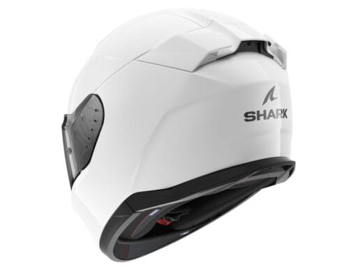 Casca Moto Shark D-Skwal 3 Blank Alb Lucios - mtmoto