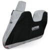 Husa pentru motociclete OXFORD AQUATEX HIGHSCREEN TOPBOX SCOOTER COVER culoare negru/gri - cu loc pentru portbagaj