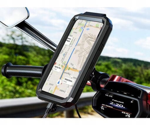 Suport telefon tip husa cu prindere ghidon - 4RIDE - mtmoto
