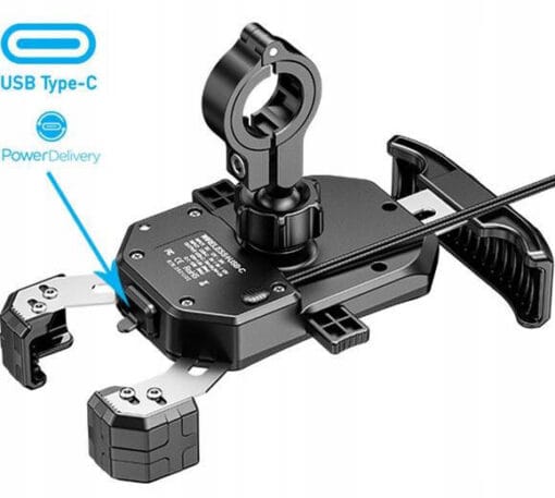 Suport telefon cu incarcare wireless cu - R15W-PD - mtmoto