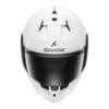 Casca Moto Shark D-Skwal 3 Blank Alb Lucios