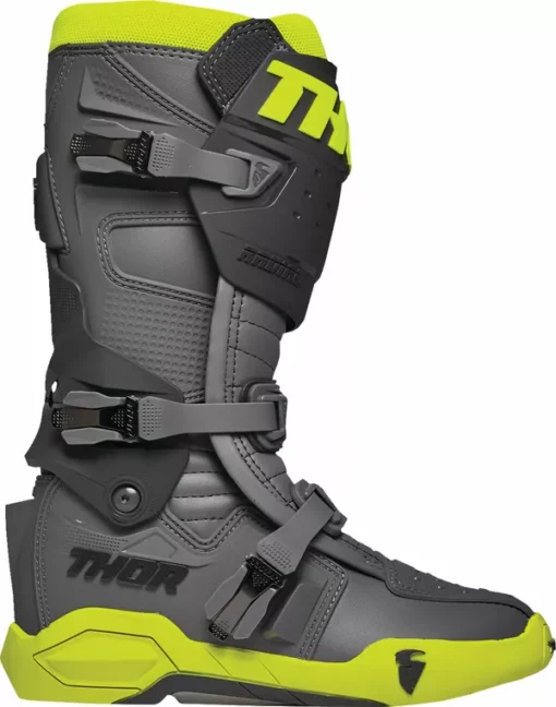 Cizme Thor RADIAL GY/FLO YL 7 - mtmoto