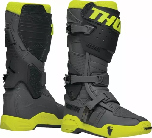 Cizme Thor RADIAL GY/FLO YL 7 - mtmoto
