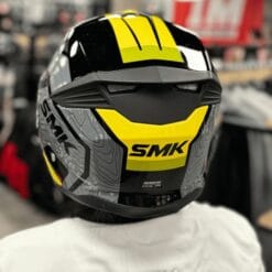 Casca rabatabila SMK GULLWING NAVIGATOR colour negru / gri/ galben - mtmoto