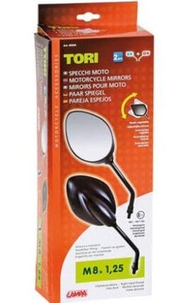 LAM90344 Set 2 oglinzi moto M8 x1.25
