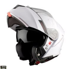 Casca modulabila MT Genesis SV A0 alb lucios Pinlock ready  – tip viziera: MT-V-25