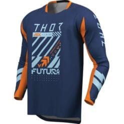 Bluza moto Off Road THOR LAUNCHMODE FUTURA GRAY/ORANGE