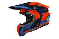 Casca moto Airoh Twist 3 Fancy Orange/Blue Gloss