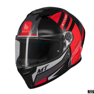 Casca integrala MT Stinger 2 Tron B15 negru/rosu lucios