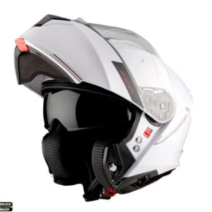Casca modulabila MT Genesis SV A0 alb lucios Pinlock ready  – tip viziera: MT-V-25