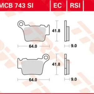 Placute frana TRW KTM 125-530 '04-23