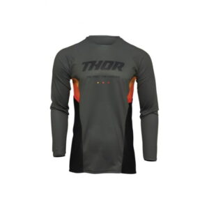 Tricou offroad Thor PLS REACT ARMY/BK