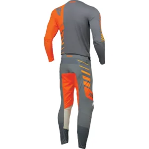Bluza moto Off Road Thor Prime Analog Jersey Gri -Portocaliu