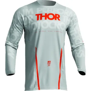 Bluza moto Off Road Thor Pulse Mono Jersey Gri -Portocaliu
