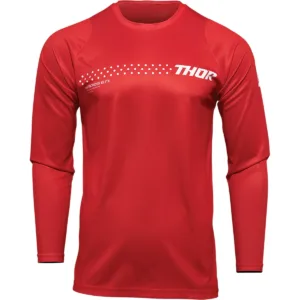 Bluza moto Off Road Thor Sector Minimal Jersey rosu