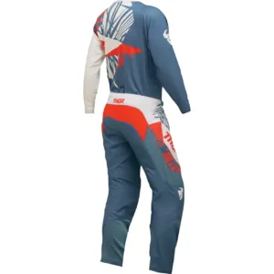 Bluza moto Off Road Thor Sector Split Jersey, femei, albastru -alb