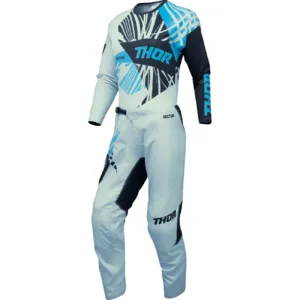 Bluza moto Off Road Thor Sector Split Jersey, femei, negru -albastru