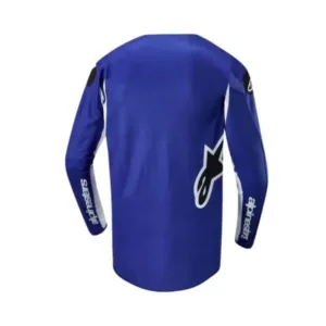 Bluza moto offroad Alpinestars Fluid Lurv alb - albastru