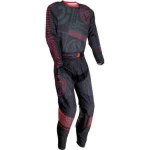 Bluză moto offroad JERSEY SAHARA BK/RD