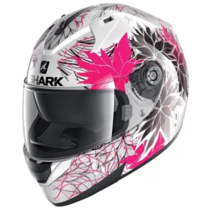Casca integrala Shark RIDILL 1.2 NELUM culoare alb/negru/roz