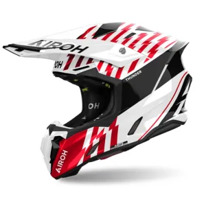 Casca moto Airoh Twist 3 Thunder rosu
