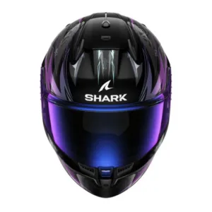 Casca moto SHARK D-SKWAL 3 BLAST-R negru - gri - violet - lucioasa
