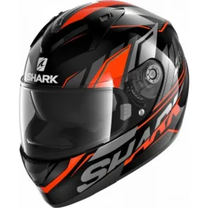 Casca moto SHARK RIDILL 1.2 PHAZ culoare antracit/negru/portocaliu