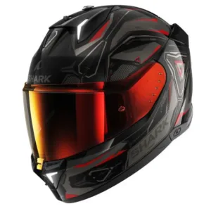 Casca moto SHARK SKWAL i3 LINIK lucioasa - negru - rosu - gri
