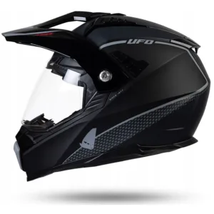 Casca moto enduro/ATV Ufo Aries negru - gri