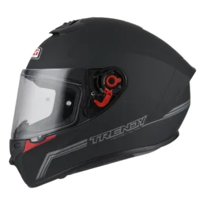 Casca moto full-face NZI Trendy Nouveau, gri mat