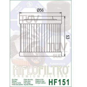 Filtru ulei, Cod OEM Aprilia 0256185 - mtmoto.ro Motortools Baia Mare