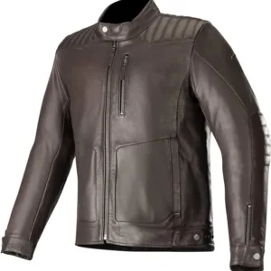 Geaca Alpinestars CRAZY EIGHT LEATHER, Maro