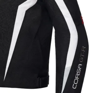 Geaca moto SPYKE CORSA GT-R, negru/ alb