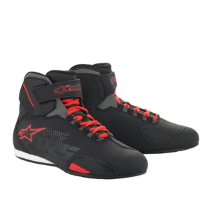 Ghete moto ALPINESTARS Sektor negru - rosu