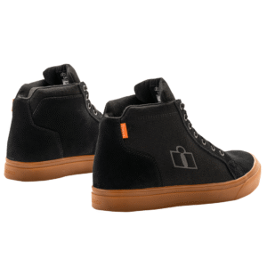 Ghete moto ICON CARGA CE negru - maro
