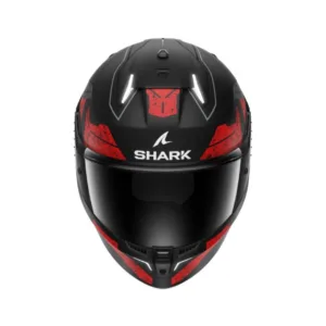 Casca Shark Skwal i3 Rhad SP Negru Mat / Crom / Rosu