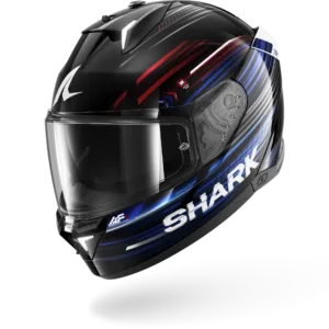 Casca integrala, Shark Skwal i3 LIGHT-BLUR Black Red Blue