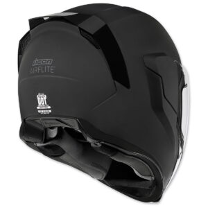 ICON Airflite Rubatone Black Full Face Helmet 2 - mtmoto.ro Motortools Baia Mare