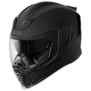 ICON Airflite Rubatone Black Full Face Helmet - mtmoto.ro
